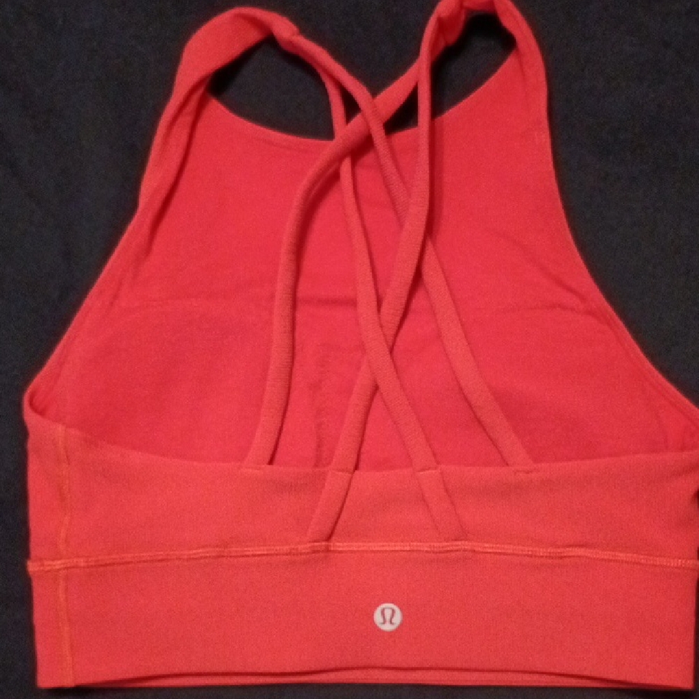 lululemon athletica Vibrant Red Sports Bra